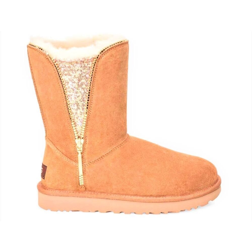 UGG Classic Zip "Sparkle" Boot Size 5